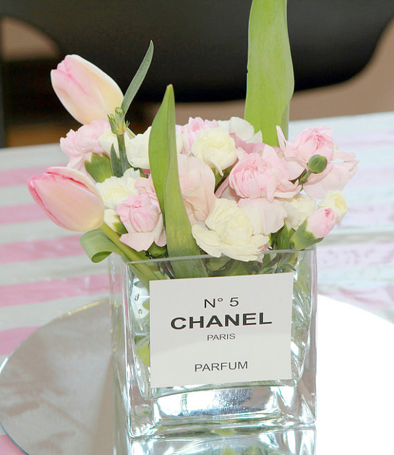 Chanel Wine Glass  Coco chanel birthday party, Chanel birthday party,  Chanel decor