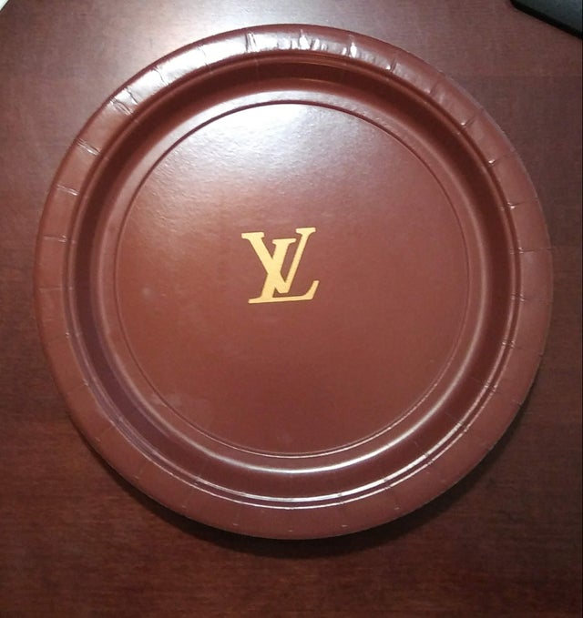 Louis Vuitton Inspired Brown Paper Plates with Gold LV Logo Sold in Sets of  10 Great for all occasions Birthdays, Wedding Showers, Bridal Shower, Sweet  Sixteen