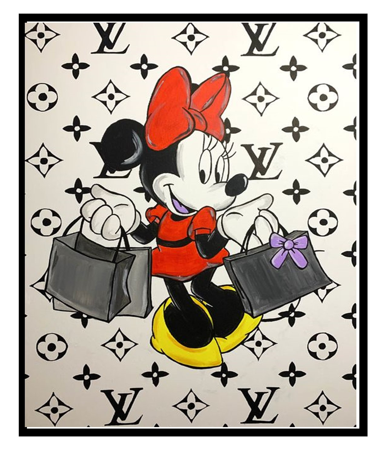 Louis Vuitton, Minnie Mouse, LV, Apron (AOP)